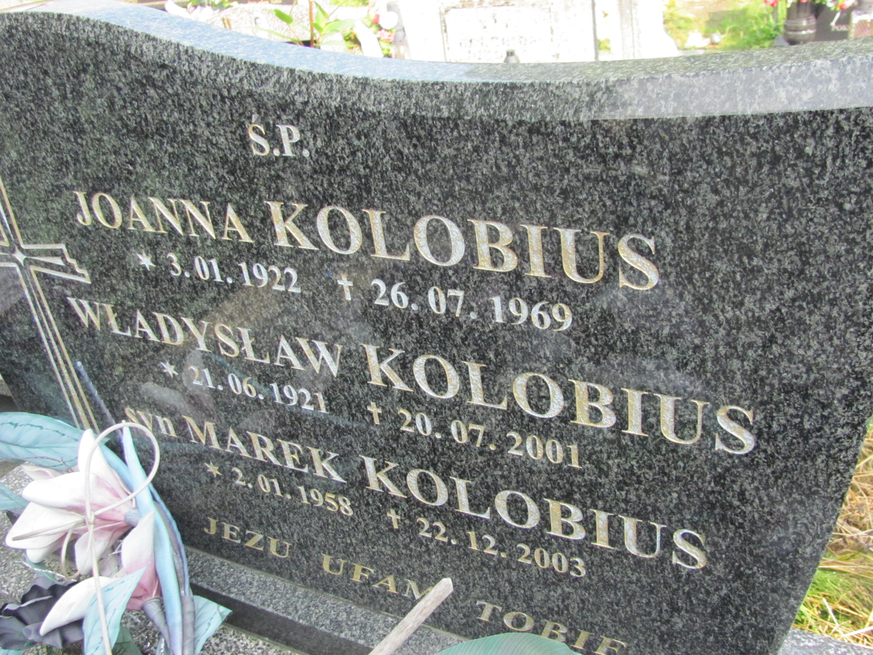 Marek Kolobius 1958 Zawoja - Grobonet - Wyszukiwarka osób pochowanych