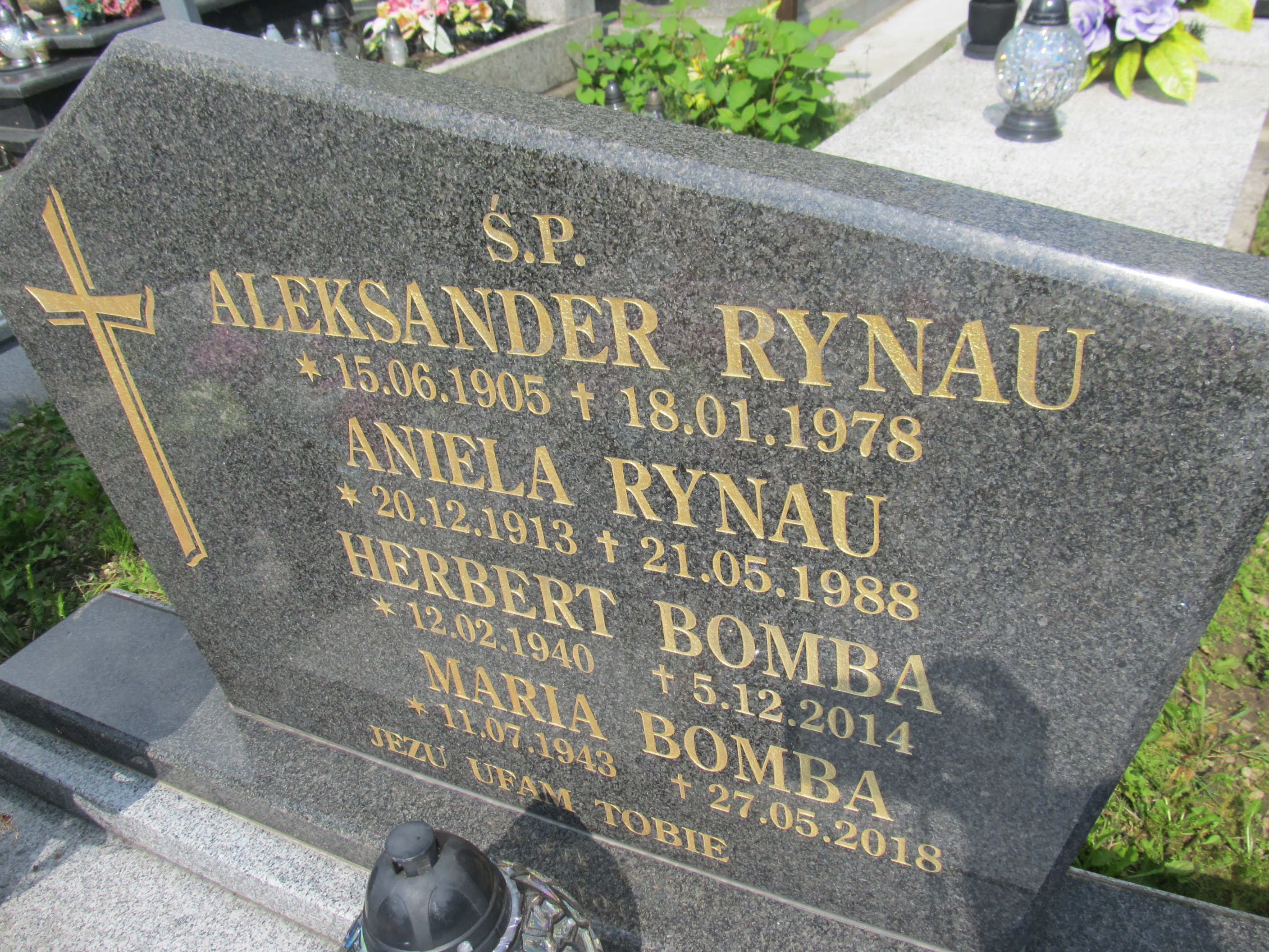 Aniela Rynau 1913 Zawoja - Grobonet - Wyszukiwarka osób pochowanych