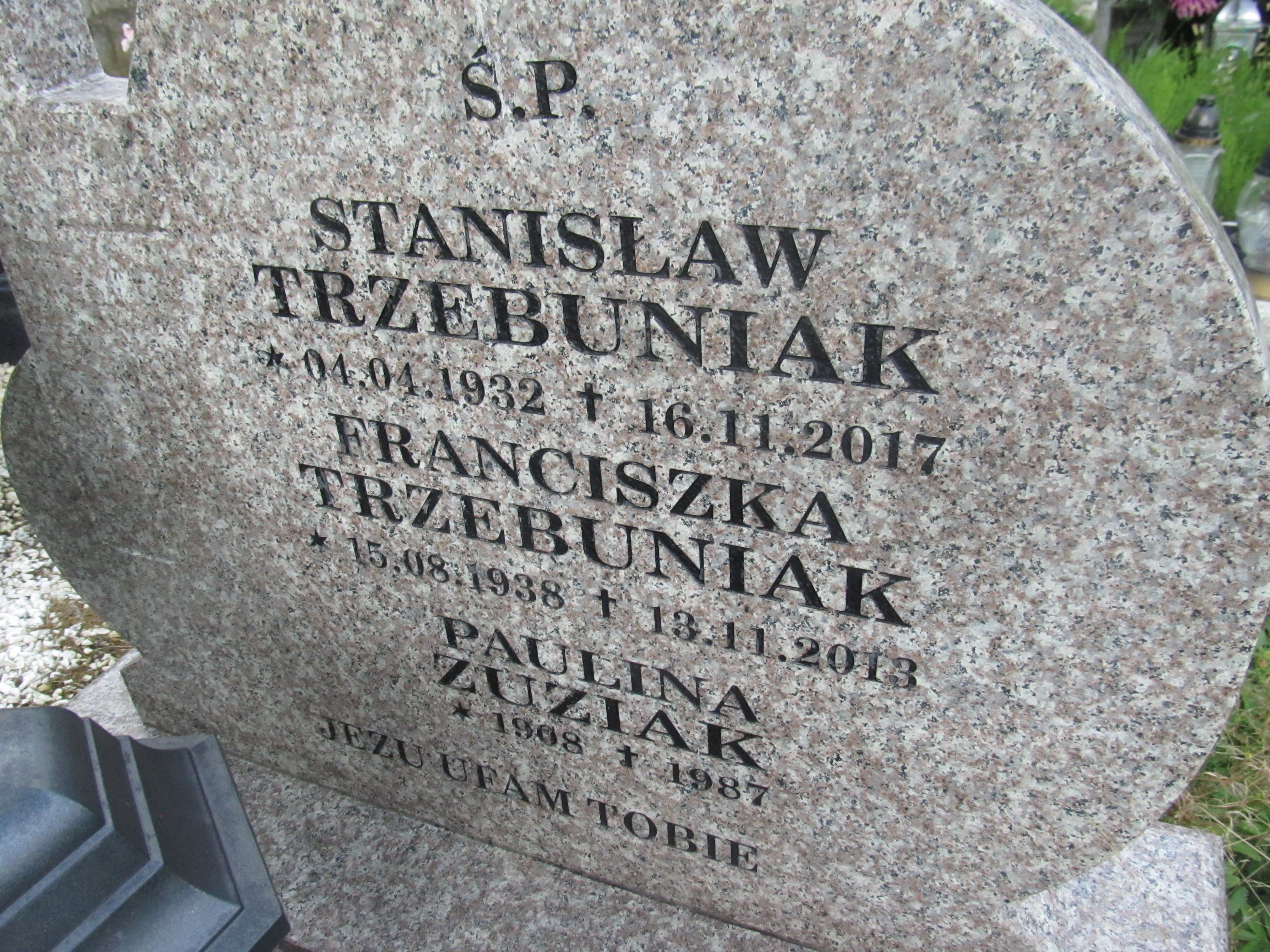 Stanisław Trzebuniak 1932 Zawoja - Grobonet - Wyszukiwarka osób pochowanych