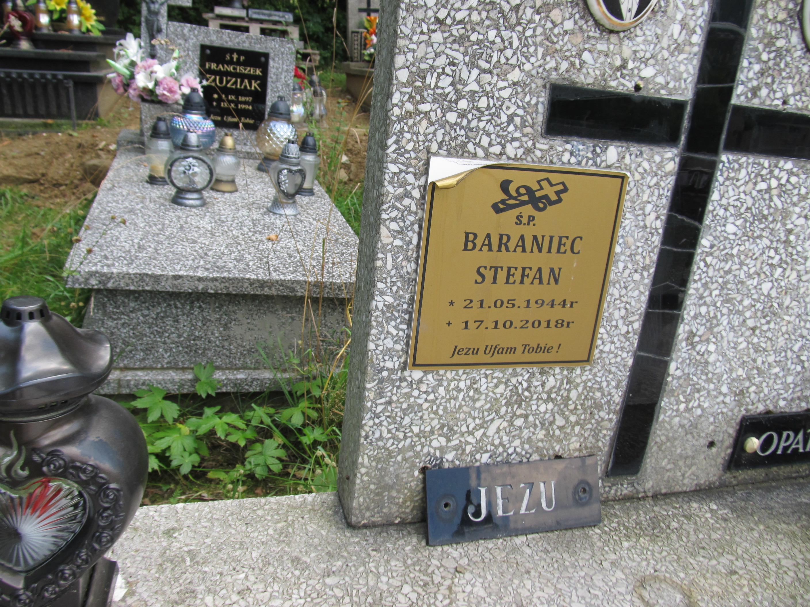 Stefan Baraniec 1944 Zawoja - Grobonet - Wyszukiwarka osób pochowanych
