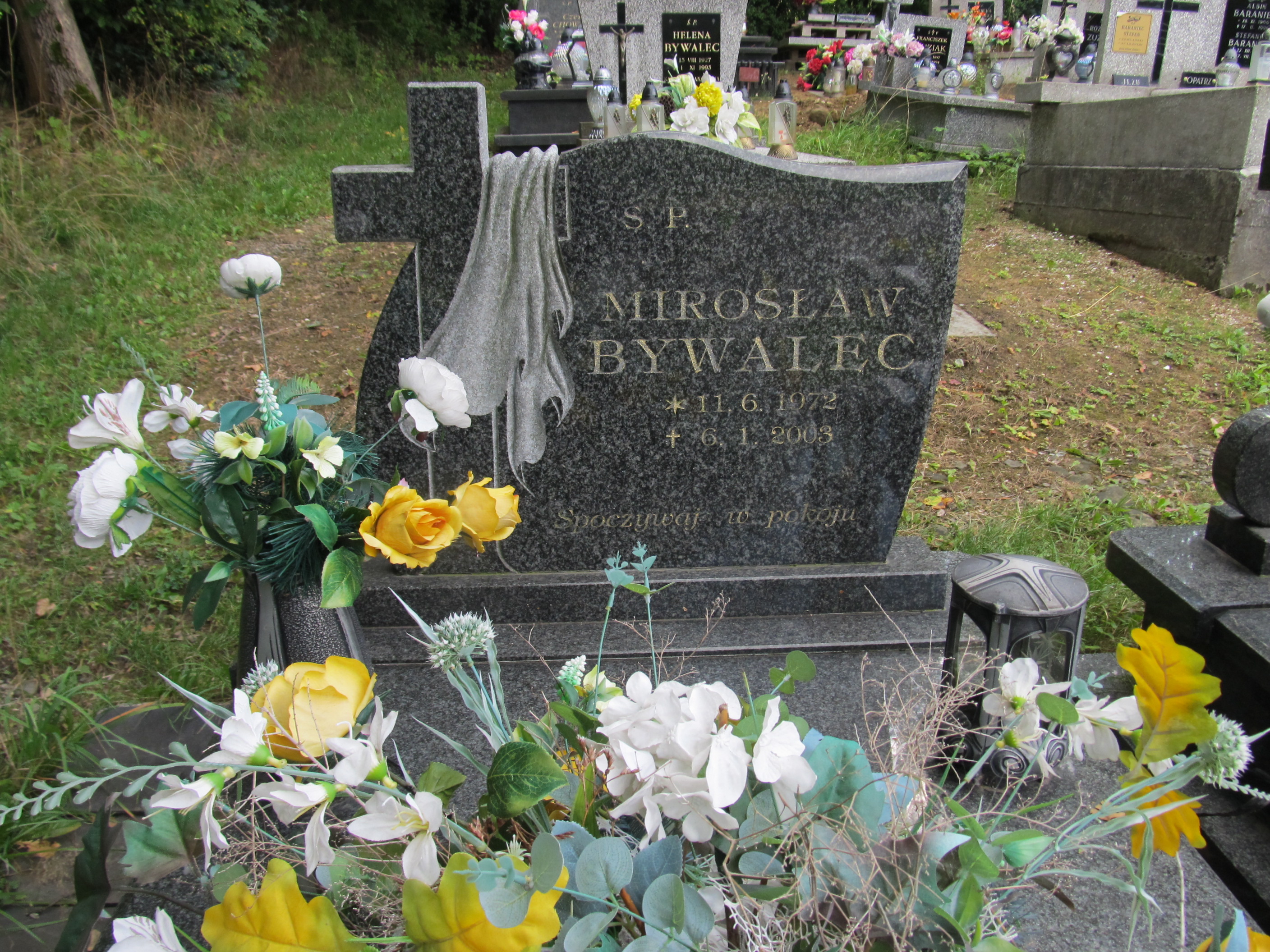 Mirosław Bywalec 1972 Zawoja - Grobonet - Wyszukiwarka osób pochowanych